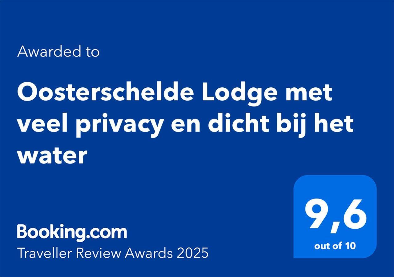 Oosterschelde Lodge Met Veel Privacy En Dicht Bij Het Water Scherpenisse Exteriér fotografie